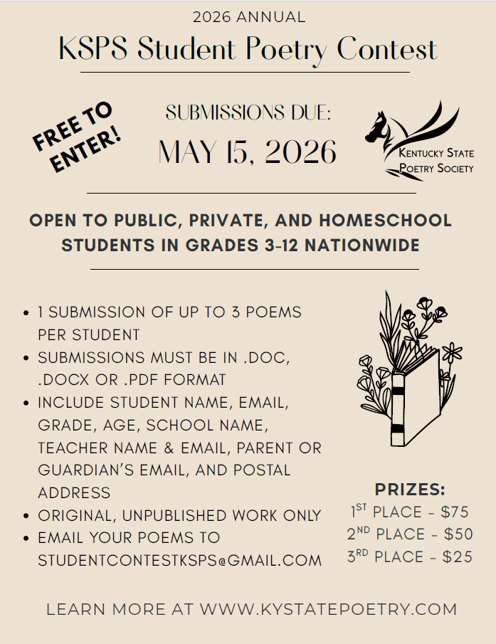 KSPS Contests Are Open – Kentucky State Poetry Society